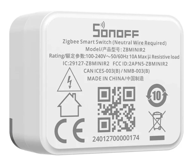 Sonoff Smart mini przełącznik ZigBee ZBMINIR2 6920075743142 - 1347523 - zdjęcie 4